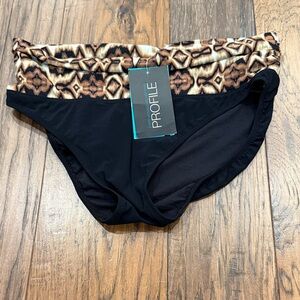 Black and Brown Bikini Bottom